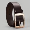 Men's Pin Buckle PU Microfiber Eyelet Belt Fashion Casual Belt - Image 2