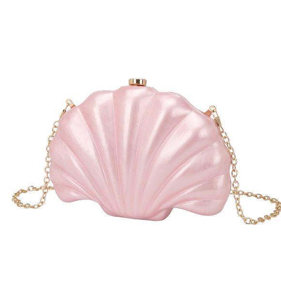 Shell Multicolor Chain Shoulder Messenger Bag - Image 8