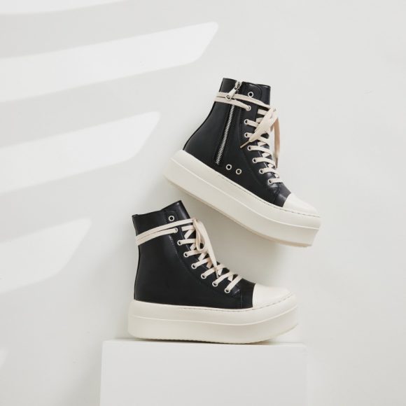 Fashionable Retro Candy-colored High-top Shoes For Women - Image 4
