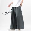 Cotton And Linen Plus Size Loose Trousers Men's Chinese Style - Image 7