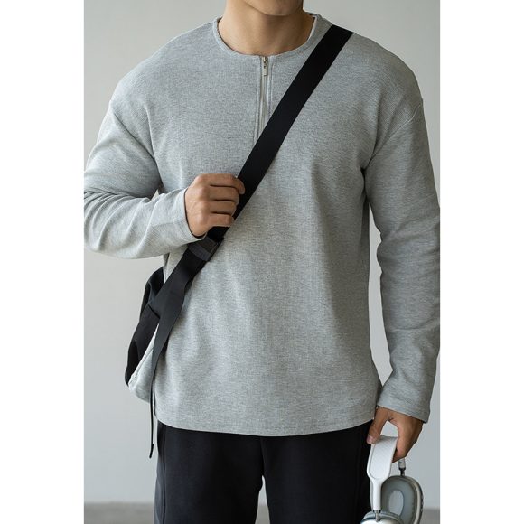 Spring Lapel T-shirt Solid Color Commute Loose Bottoming Shirt - Image 2