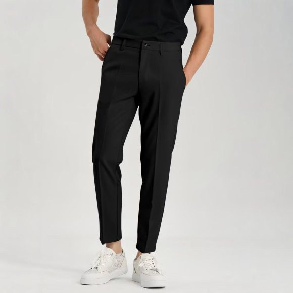 Men's Ankle Tied Pants Versatile Hong Kong Trend Men's Pants - Image 7