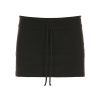 Simple Drawstring Split Solid Color Low Waist Anti-exposure Slimming Sheath Pantskirt - Image 7