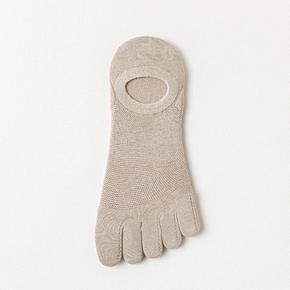 Men's Thin Mesh Breathable Five Finger Invisible Socks - Image 10