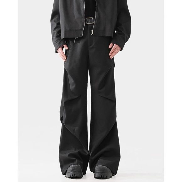 Fashionable Three-dimensional Pleated Casual Pants For Men - Image 5