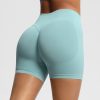 Seamless Three-section Waist Fitness Shorts Women's High Top Sports Yoga Shorts - Image 3
