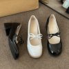 Vintage Bow Mary Jane Shoes Women - Image 6
