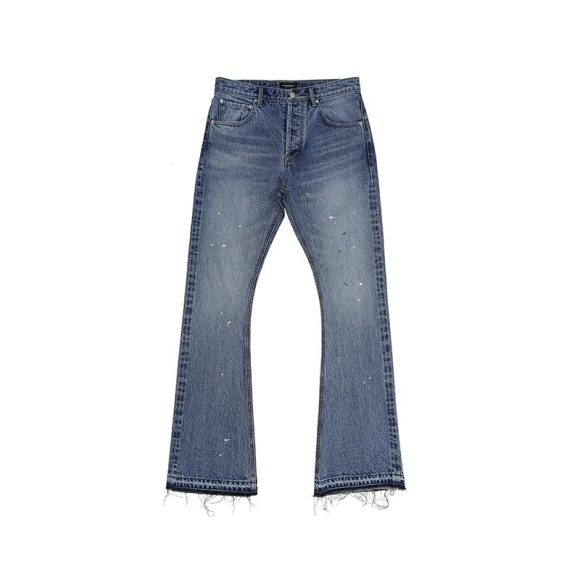 Men's Washed Splash-ink Skinny Jeans - Image 5