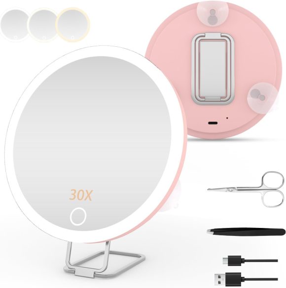 Charging Led Fill Light With Light Bracket Rotating Makeup Mirror - Image 6