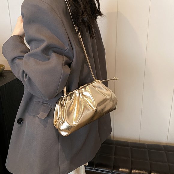 Advanced Texture Silver Dumpling Bag Fashion Shoulder Bag - Image 7