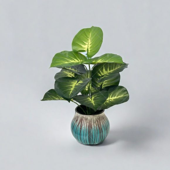 Simulation Green Plant 12-24 Head Beam Round Back Of Turtle Wall Decoration Garden - Image 3