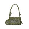 Western Style Snake Pattern Simple Stylish Textured Crossbody Bag - Image 9