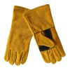 Outdoor Camping BBQ Gloves Welding Non-slip Wear-resistant Protective Leather Gloves Heat Insulation - Image 4