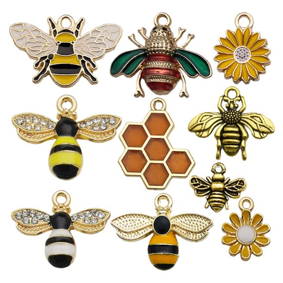 Korean Style Dripping Bee Ornament Accessory Pendant - Image 10