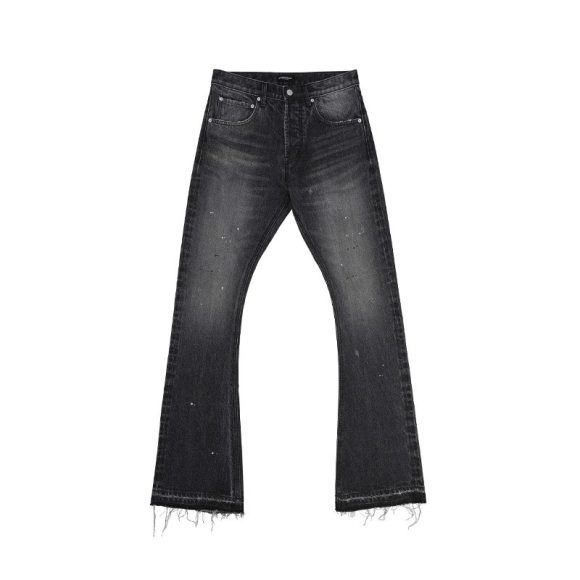 Men's Washed Splash-ink Skinny Jeans - Image 3