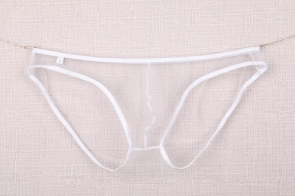 New See-through Fine Mesh Low Waisted Shorts - Image 9