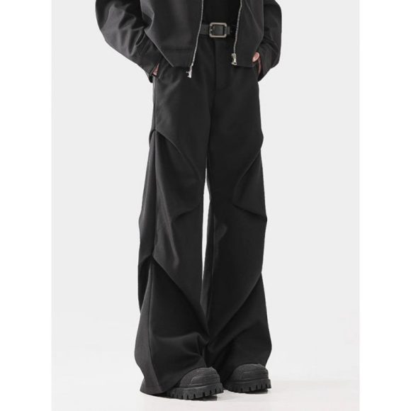 Fashionable Three-dimensional Pleated Casual Pants For Men - Image 6
