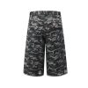 Retro Washed Damaged Camouflage Denim Shorts - Image 2