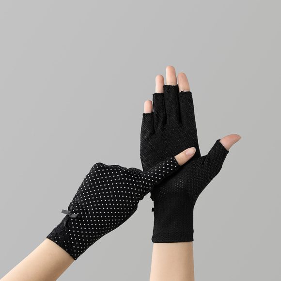 Cycling And Driving Anti-slip Touch Screen UV Protection Sun Protection Gloves - Image 7