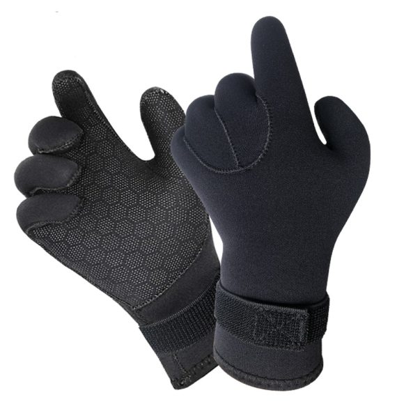 Women's Multi-color 3mm Diving Mittens Swimming Gloves - Image 7