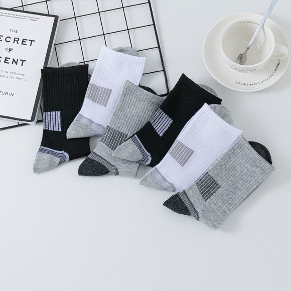 Stripe Sports Long Socks Sweat-absorbent, Comfortable And Breathable - Image 7