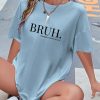 Monogramed Crewneck Sports T-shirt - Image 3