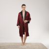Men's Silk Nightgown Shorts Two-piece Suit