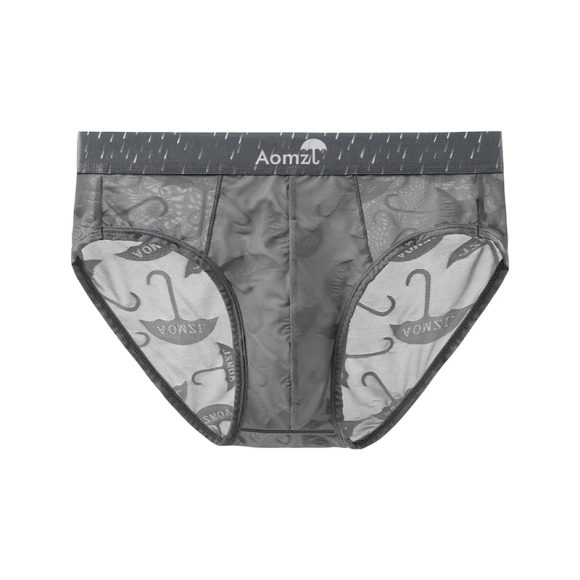 Men's Ice Silk Jacquard Briefs - Image 9