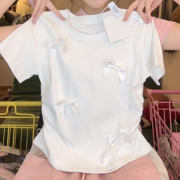 Japanese Sweet Bow Short Sleeve - Image 5