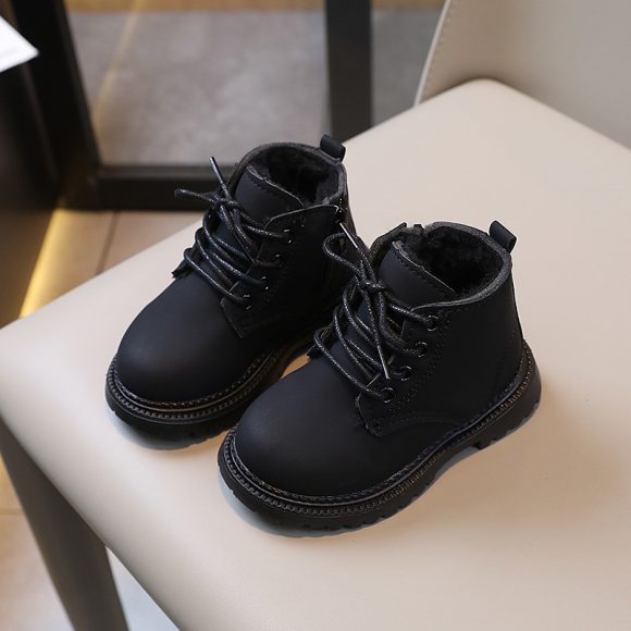 Big Cotton Boys' Fashion Martin Boots Side Zipper - Image 6