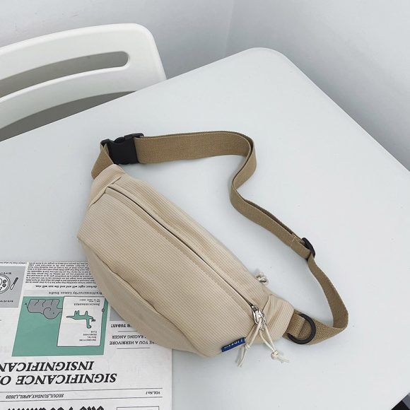 Pure Color All-matching Outdoor Pocket New Shoulder Bag - Image 5