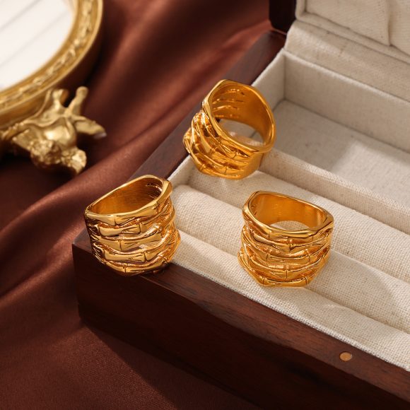 New Simple Multi-layer Bamboo Ring - Image 2