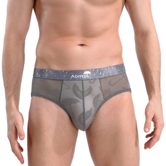 Men's Ice Silk Jacquard Briefs - Image 5