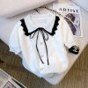 Women's Design Short Sleeve Bow T-shirt - Image 2