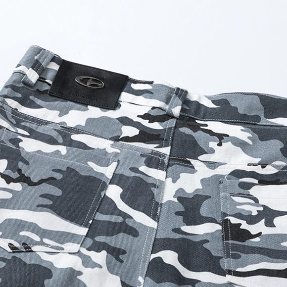 Retro Overalls Men's And Women's Outdoor Camouflage Casual Loose Straight - Image 6