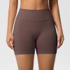 Seamless Three-section Waist Fitness Shorts Women's High Top Sports Yoga Shorts - Image 2