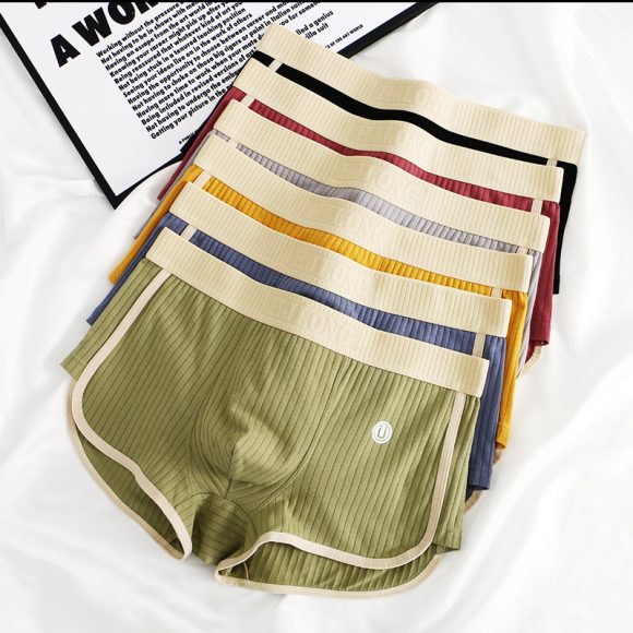 Men's Mid-waist Simple Fashionable Breathable Comfortable Boxers - Image 8