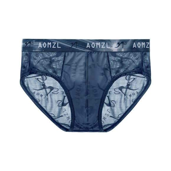 Men's Ice Silk Jacquard Briefs - Image 10