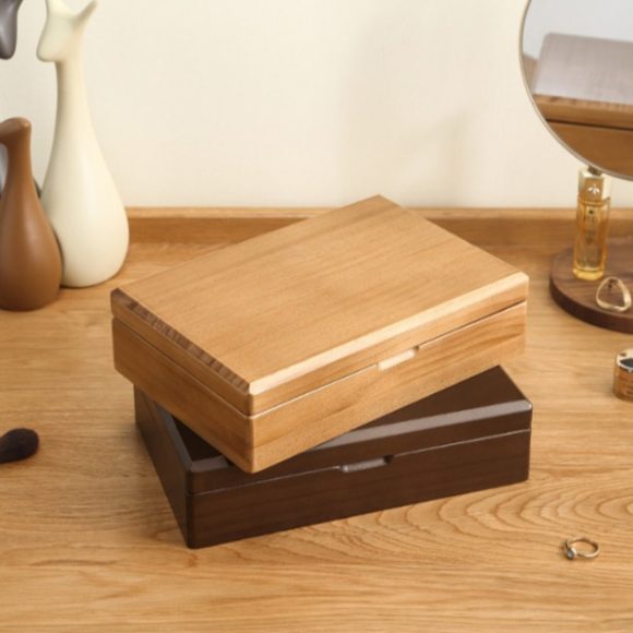 Black Walnut Retro Wood Ornaments Box - Image 4