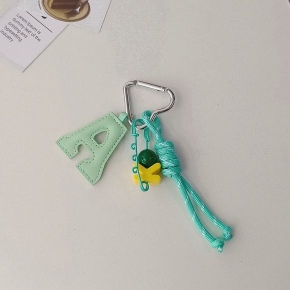 3D Cute Cherry Embroidered Handbag Car Keychain Pendant - Image 7