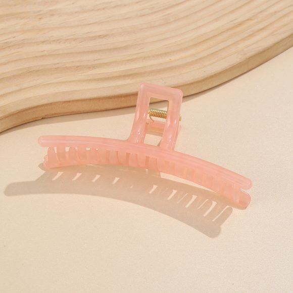 Simple Ins Style Barrettes Fashion High-end Solid Color Ponytail Big Hair Claws - Image 3