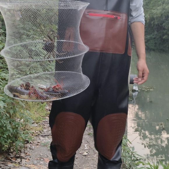 Men's Anti-piercing Thickened One-piece Fish Pants - Image 7