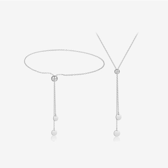 S925 Sterling Silver Drawable Necklace Bracelet - Image 8