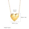 Copper Plating 18K Gold Light Luxury Diamond Love Necklace - Image 4
