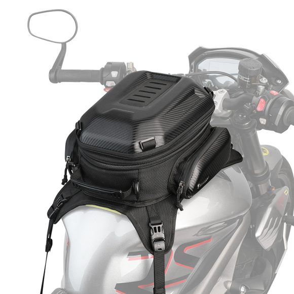 15L Can Expand Motorcycle Hard Shell Backpack - Image 4