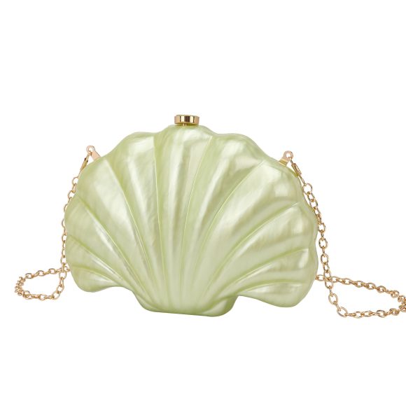 Shell Multicolor Chain Shoulder Messenger Bag - Image 10