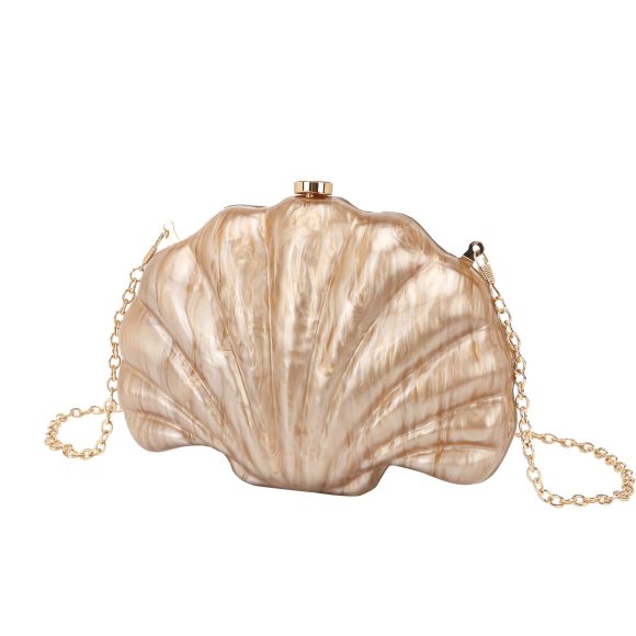 Shell Multicolor Chain Shoulder Messenger Bag - Image 3