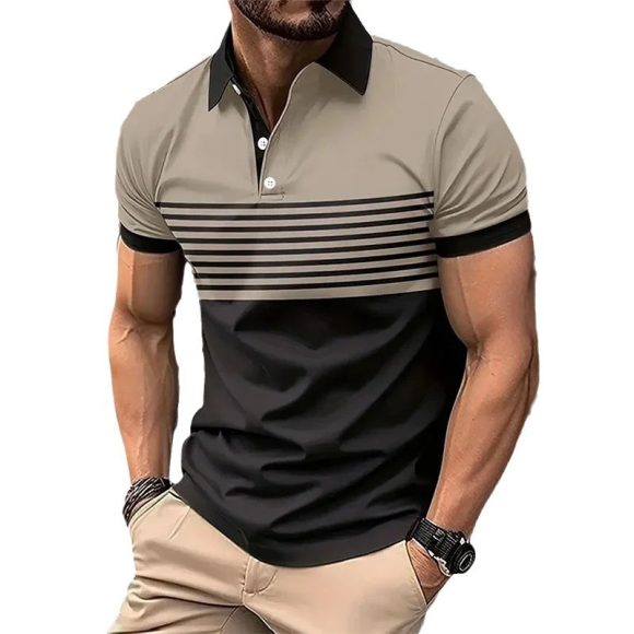 Plain Printing Series Men's Casual Short Sleeve - Image 7