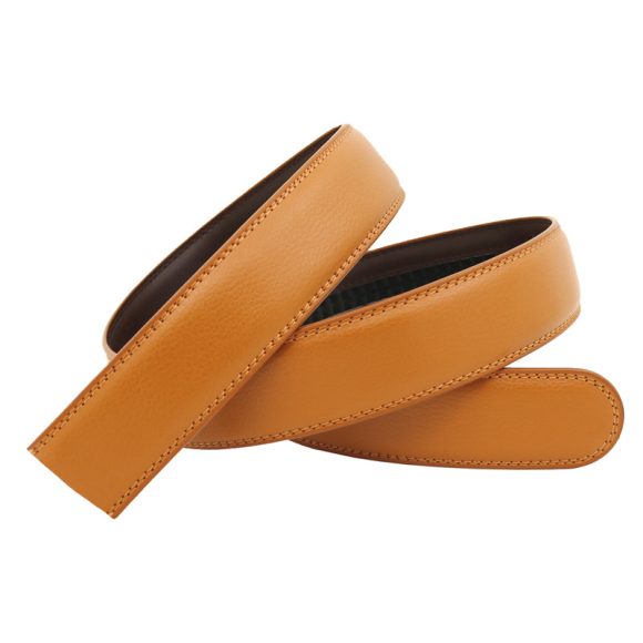 Men's Automatic Belt Body 3 5cm Genuine Leather Belt Without Buckle - Image 3