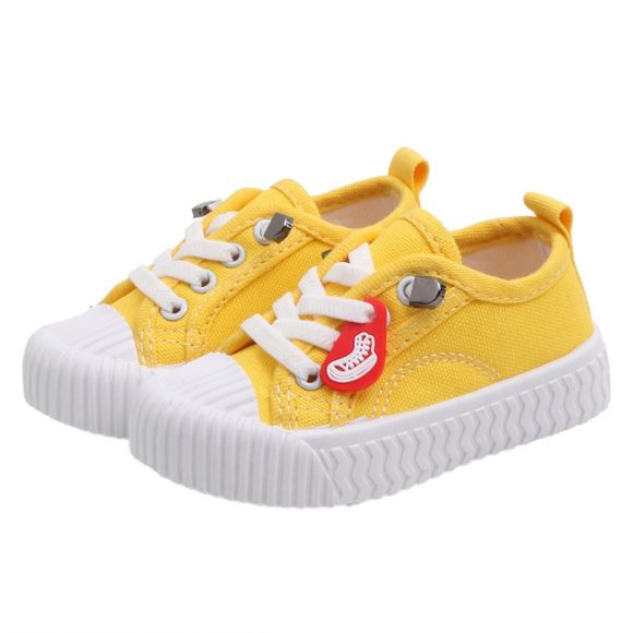 Autumn Korean Style Children's Candy-colored Canvas Shoes - Image 7